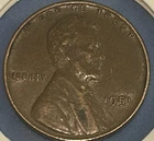 1951 P Lincoln Wheat Cent Penny **FREE SHIPPING**