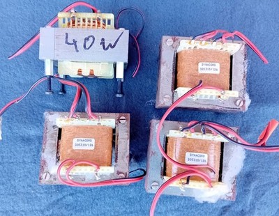 4 X DYNACORD 100 VOLT ELA ÜBERTRAGER 40 WATT OUTPUTTRANSFORMER