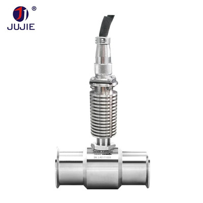 1 2 in 150  Turbine Flow Meter Clamp Connection Pulse Signal 24V Oil Water Diese