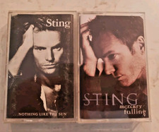 Sting Cassette Lot of 2 Nothing Like The Sun, Mercury Falling Audio Tapes