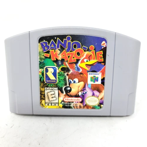 Banjo-Kazooie N64 (Nintendo 64, 1998) Authentic Tested Working