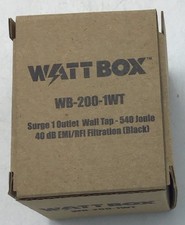 Wattbox WB-200-IWT 1-Outlet In-Wall Surge Protector o575
