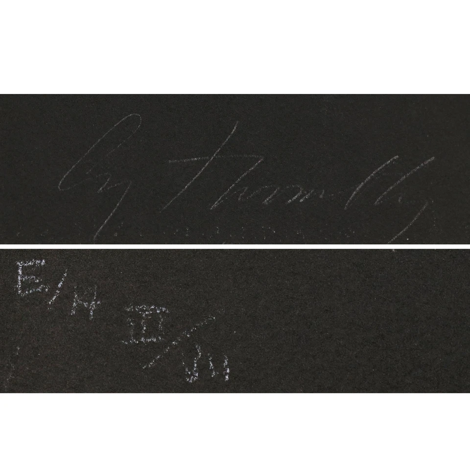 CY TWOMBLY ORIGINAL SERIGRFIE 8 ODI DI ORAZIO 1968 HANDSIGNIERT VP: 137843€* - Bild 3 von 4