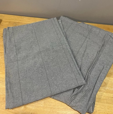 #ad IKEA Lenda Gray Curtain Panel 55x84quot; – 2 Panels EUC No Tie Backs $44.99