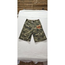 Gap Kids Boys Olive Green Camo Fleece Jogger Sweatpants Size S 6-7 Camouflage