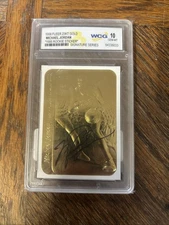 Michael Jordan 1998 Fleer 23KT Gold Signature Series WCG 10