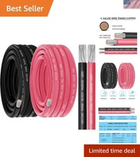 8 Gauge Marine Wire Include 8AWG 20FT Red  20FT Black,8 Gauge Marine Grade W...