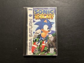 Sonic 3D Blast (Sega Saturn, 1996) CIB Complete with Reg Card Tested & Works!