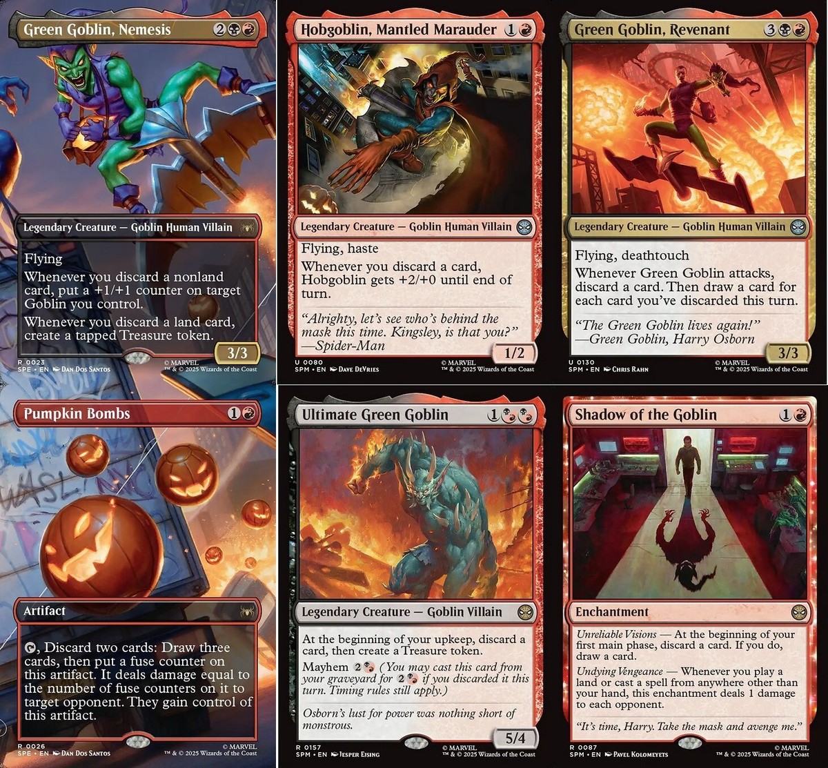 MTG Commander Green Goblin, Nemesis Deck - Pumpkin Bombs - NM - EDH 100 Cards | eBay MTG Commander Green Goblin, Nemesis Deck - Pumpkin Bombs - NM - EDH 100 Cards | eBay