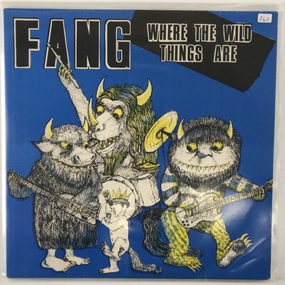 12''LP - Fang    Where The Wild Things Are + Insert + OIS 1986 We Bite Records  