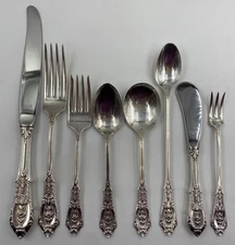 Wallace Rose Point Sterling By the Piece No Monograms