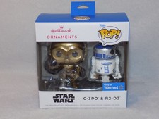 Hallmark Funko Pop Star Wars C3PO & R2D2 Ornament Hanging Christmas Tree