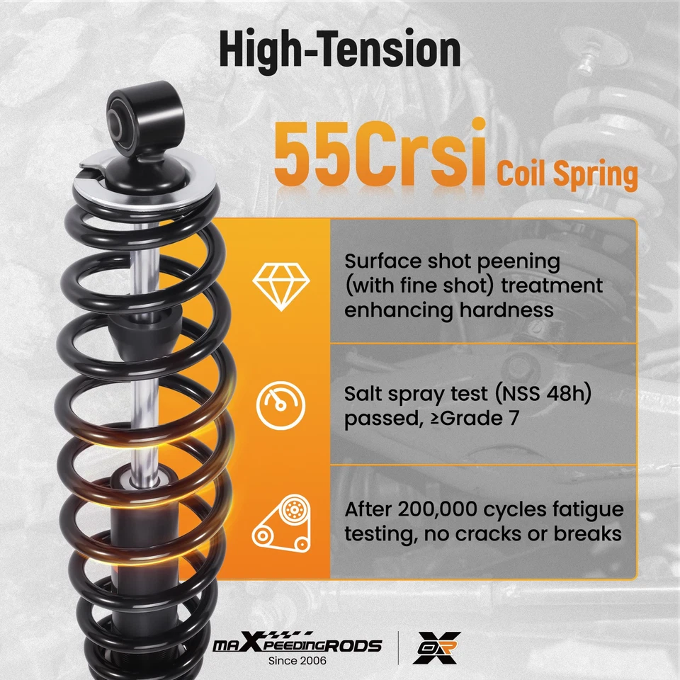 2pcs Front/Rear Shock Strut for Can-Am Outlander L 500 2013-2015 4x4 DPS - Image 4 of 4