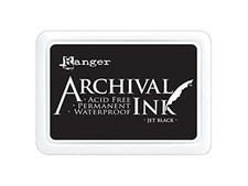 Ranger Archival Jumbo Inkpad 3, Jet Black