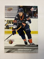 2024-25 UD CHL Hockey Star Rookie #374 COLE ZURAWSKI Flint Firebirds
