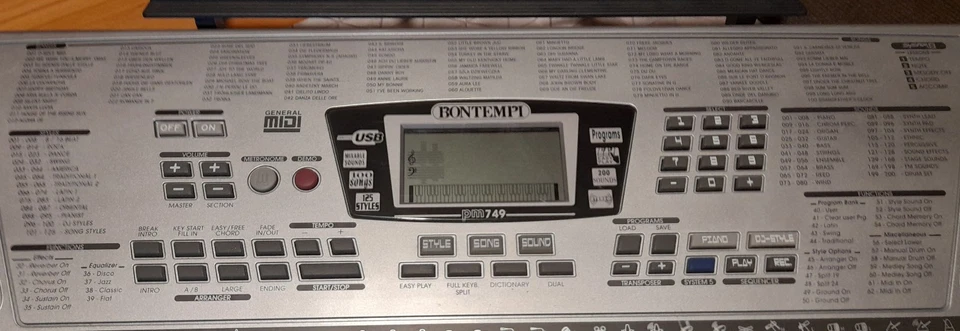 Keyboard Bontempi 61 Tasten System 5 Musik Spielen Lehrnen Weihnachten Kinder - Bild 4 von 4