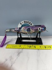 CD 47 Goo Goo Eyes metal Lip Swimmer.  Multicolor Patter.  Striped Bass.