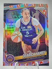 2025 Panini Prizm WNBA Dearica Hamby #39 WNBA Logo Prizm LA Sparks SP
