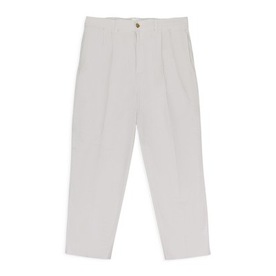 AIMÉ LEON DORE ホワイト チノパンツ 新品タグ付き NWT AIME LEON DORE OFF-WHITE GARMENT DYED DOUBLE PLEATED TROUSERS