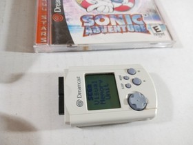 SEGA Dreamcast Console Bundle Sonic Adventure VMU Tested OEM Controller Good ++