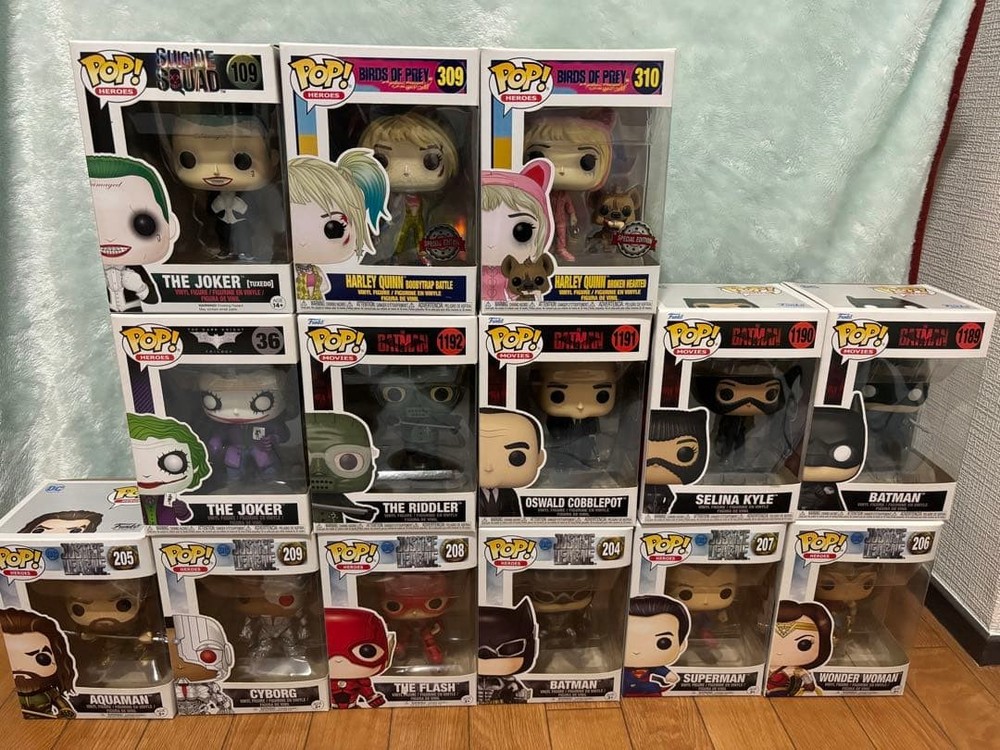DC COMICS Figure Funko POP! set of 14 DC COMICS DC COMICS DC COMICS DC COMICS DC