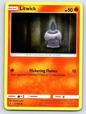 Litwick 11/145 Guardians Rising Pokemon Lightly Played