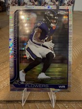Zay Flowers Pulsar Refractor 2025 Topps Chrome #22 Baltimore Ravens