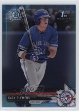 2017 Bowman Draft Chrome Sky Blue Refractor 6/399 Kacy Clemens #BDC-101 z6b