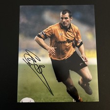 Steve BULL  10 X 8  Signed  Photo  WOLVES  Coa