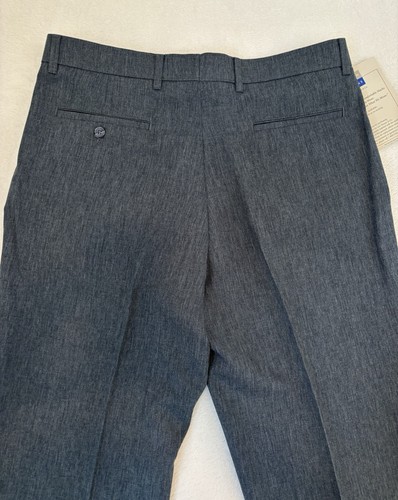 Pantaloni eleganti uomo Levi’s Action Slacks nuovi con etichette vintage grigio scuro taglia 36x30 - Foto 12 di 12