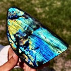 2.55LB Top natural Labrador flash moonstone quartz crystal mineral specimen — photo 6