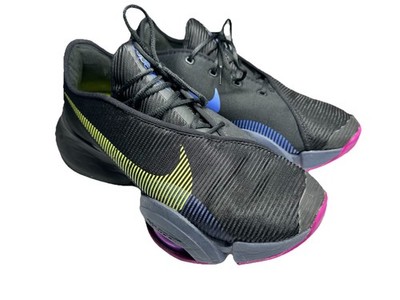 NIKE Women s Airzoom Trainer Superrep2 Black Green Plum  Sz 10.5