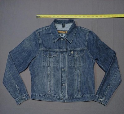 Men Timberland Jacket Grey Cotton 38 / M / 46