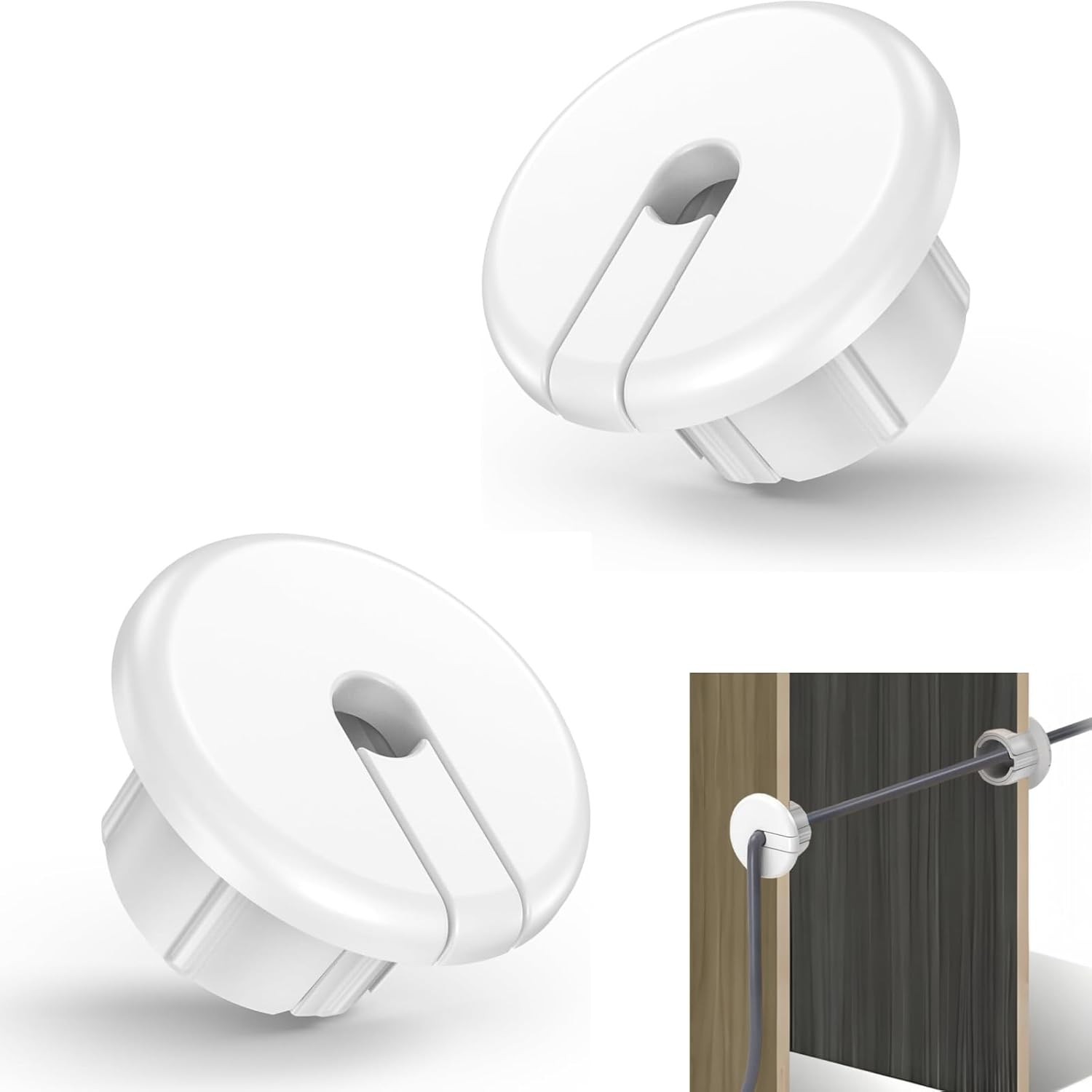 Wall Bushing for Starlink Dishy Ethernet Cable, 1-Inch Wall Grommets for Starli