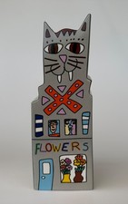 JAMES RIZZI: PORZELLAN KUNST VASE GOEBEL HOCH...