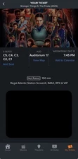 Stranger Things Finale Tickets Atlantic Station December 31 @ 7:45 Pm, 5 tickets