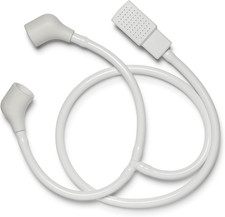 Push-Fit Shower Attachment for Bath Taps - Flexible Shampoo Spray with Square He