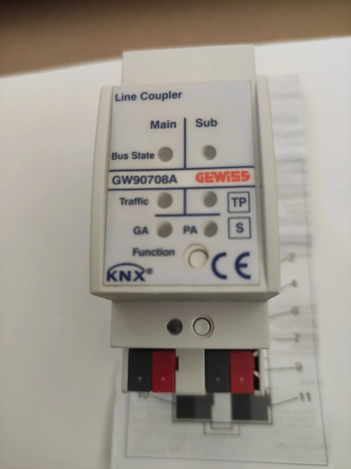Accoppiatore Di Linea Campo gewiss GW 90708A Knx In Vendita Dal 1/1/2026 - Immagine 2 di 2