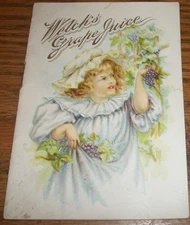 Welch's Grape Juice Victorian Promotion Booklet ca. late 1890s - Scarce