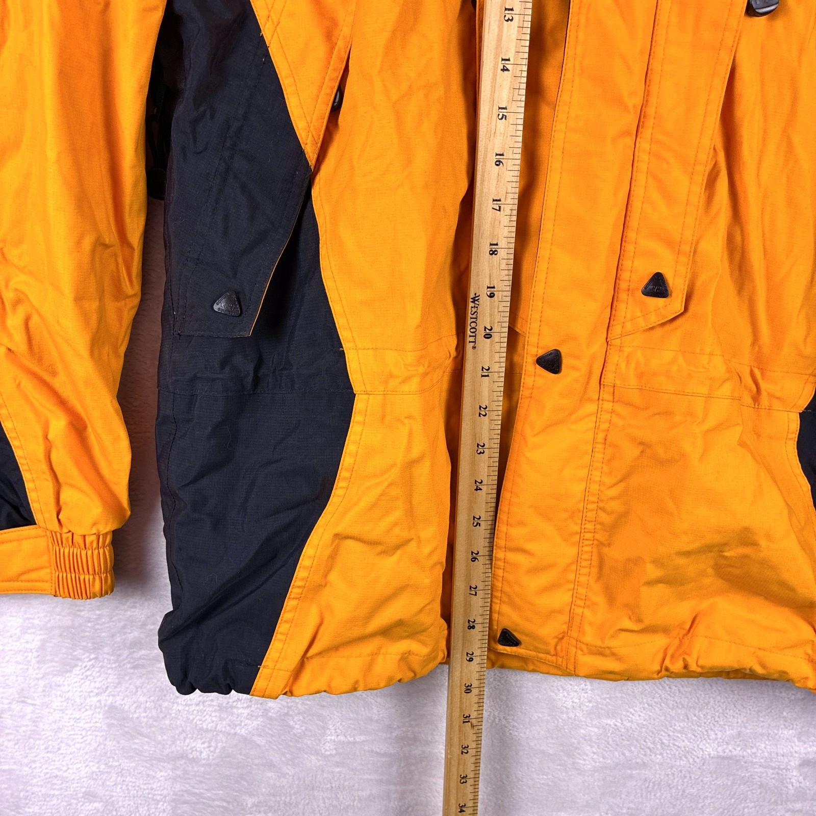 VTG 90s Helly Hansen Equipe Jacket Tangerine Blac… - image 10