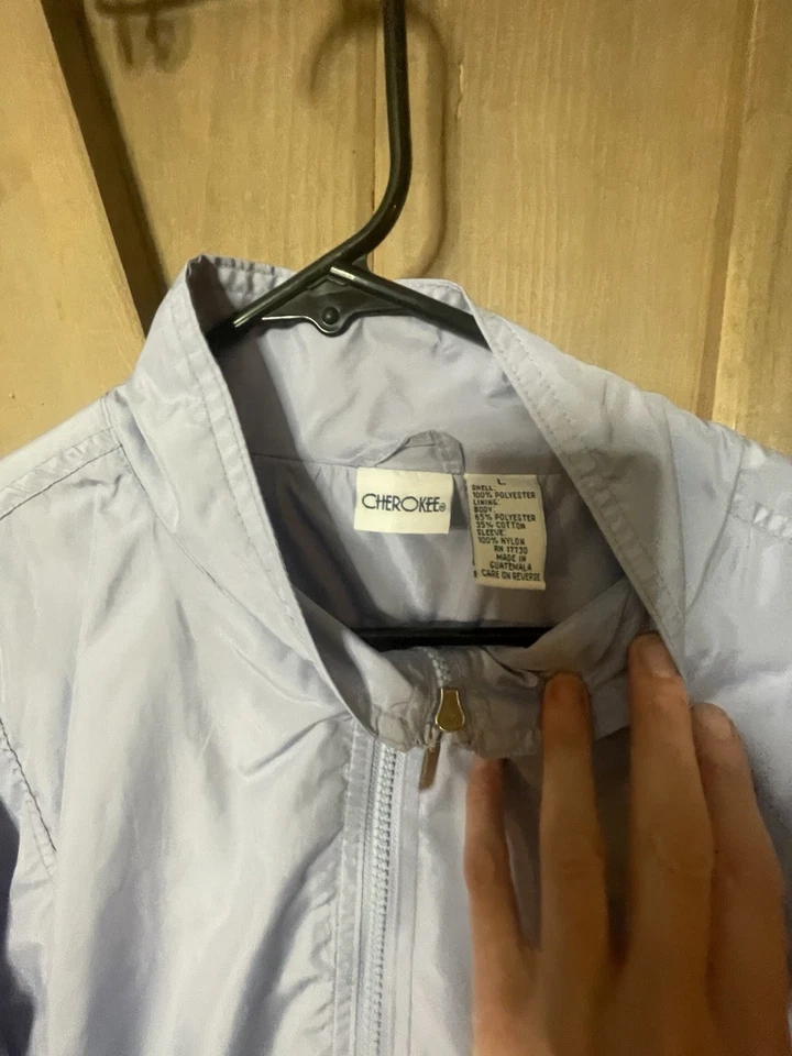 Cortavientos Cherokee vintage púrpura con cremallera talla L Foto 2 de 3