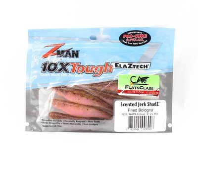 Zman Soft K�der Jerk ShadZ 5 Zoll 5/Pack Fried Bologna (6008)