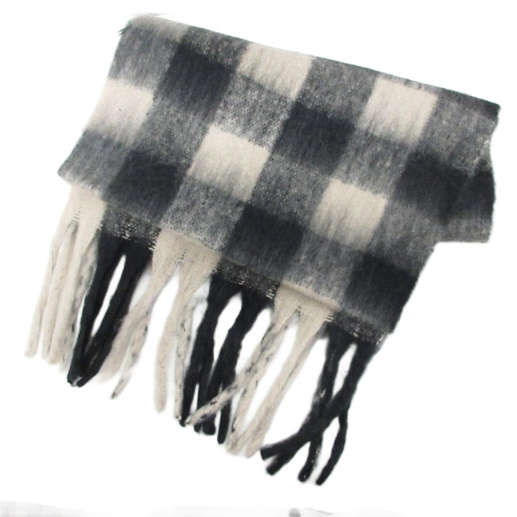 Mono-Mart Volume Multi Check Pattern Muffler Stol… - image 3