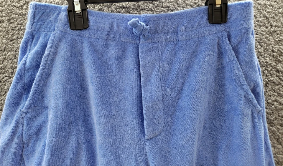 Polo Ralph Lauren Terry Drawstring Short Big Boys L 14/16 Blue Side Pockets - Image 3 of 4