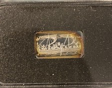 JERSEY 2016 SILVER PROOF 50 PENCE COIN INGOT