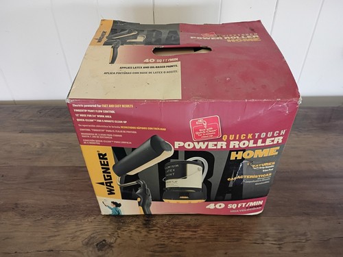 wagner quick touch power paint roller - tested and working - old shelf pull.