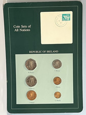 Vintage Mint Coin Sets of All Nations:  Republic of Ireland 1980 - 1981