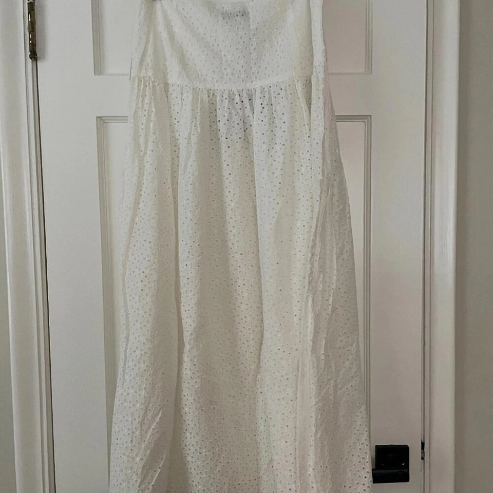 Marysia White Eyelet Skirt/Dress Size M NWT - Image 4 of 4