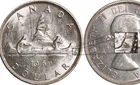 🇨🇦1960 $1 Canada Silver Dollar *Island Grass Variety* ‘Error’