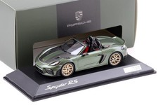 Porsche 718 982 Rs Spyder 2024 Oak Green Spark WAP0202150RSPY 1:43 Gold Wheels